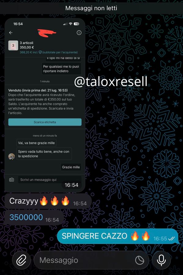 Vendita di uno studente Talox Resell