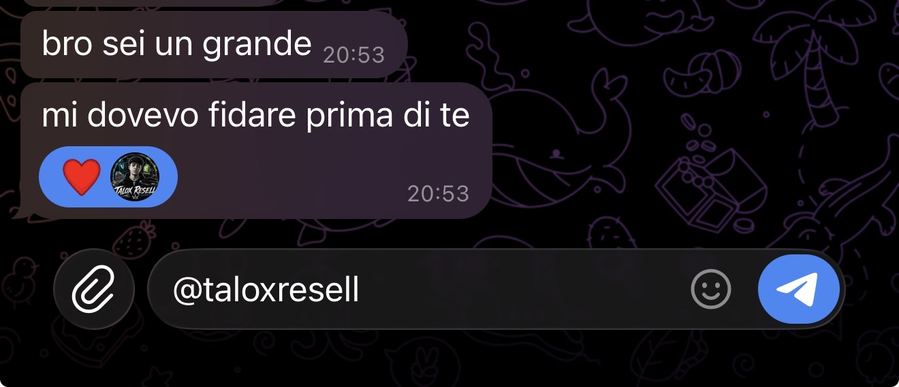 Recensione di uno studente Talox Resell