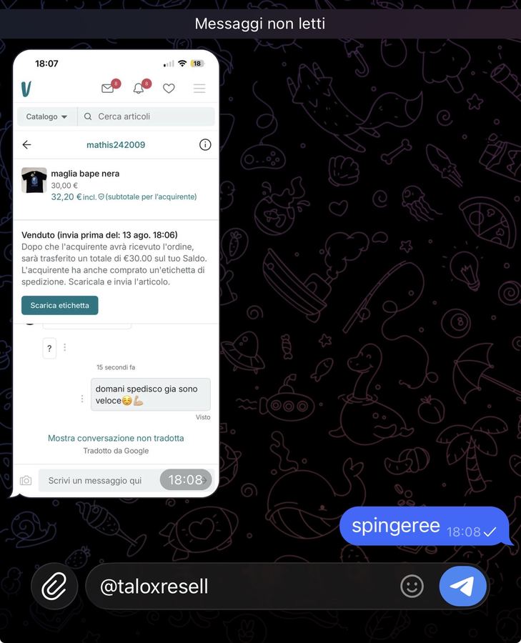Recensione di uno studente Talox Resell