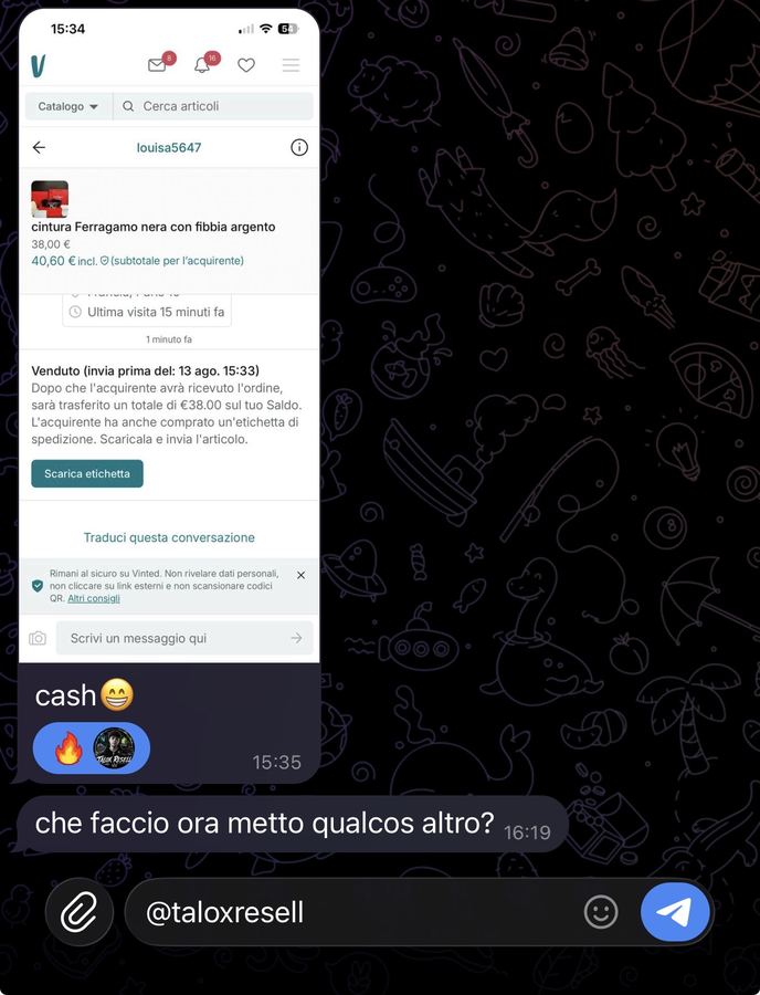 Recensione di uno studente Talox Resell