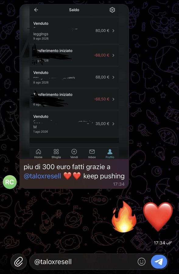 Recensione di uno studente Talox Resell