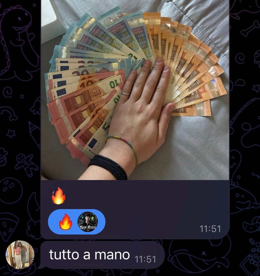 Guadagno in contanti di uno studente Talox Resell